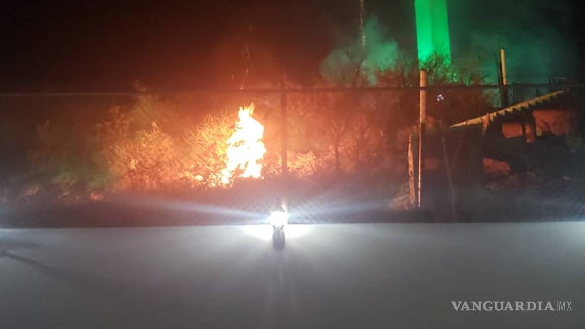 Pirotecnia provoca incendio tras inauguración del Cristo de la Bartola de Monclova