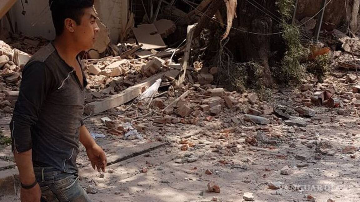 $!Fotos del desastre que dejó el sismo en la Ciudad de México