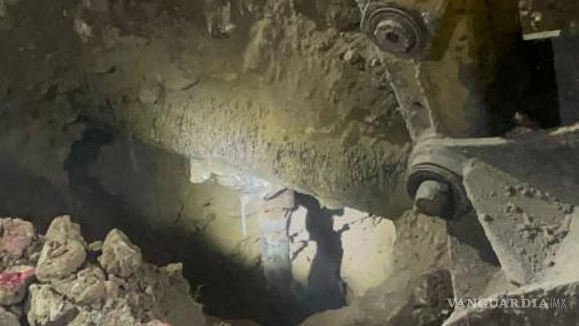 $!Imagen ilustrativa del túnel de la toma clandestina de hidrocarburo, encontrado por las autoridades.