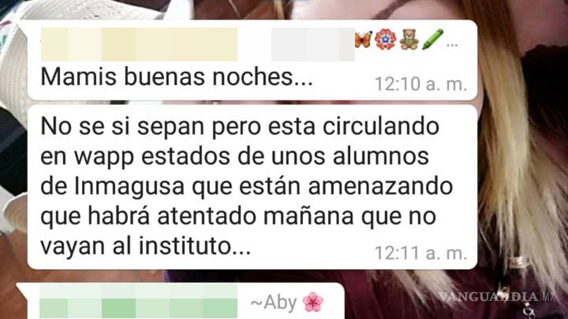 $!Alertan por amenaza de tiroteo en Colegio de Castaños, Coahuila