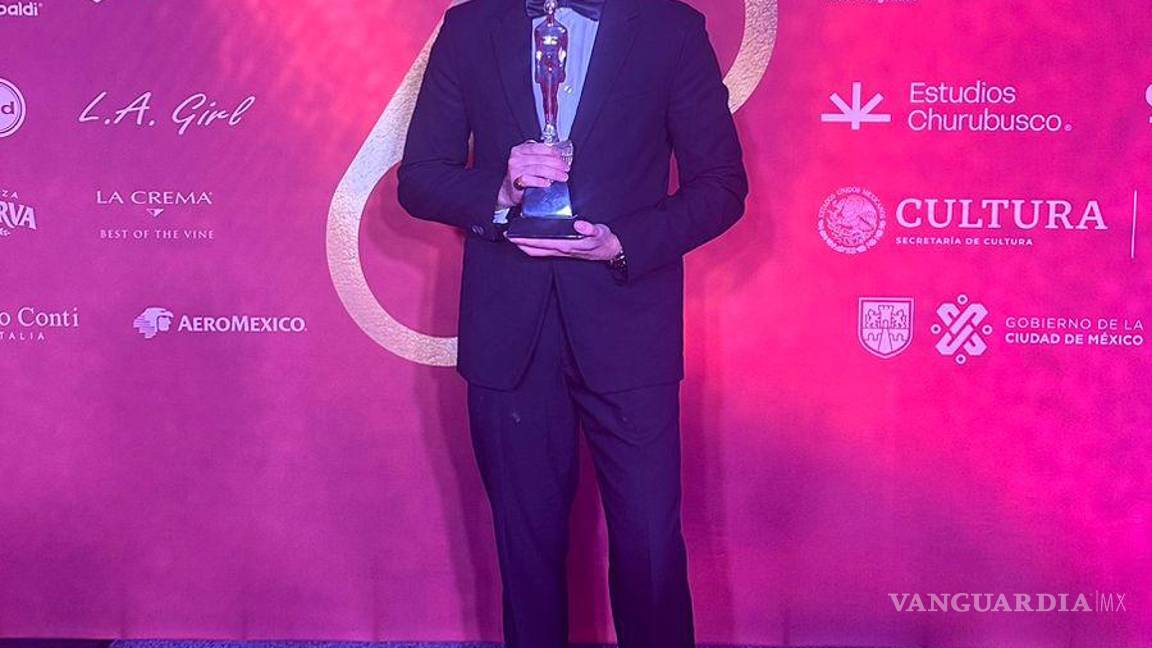$!Recientemente el saltillense fue galardonado junto a su equipo de efectos visuales en la gala de los Premios Ariel 2024.