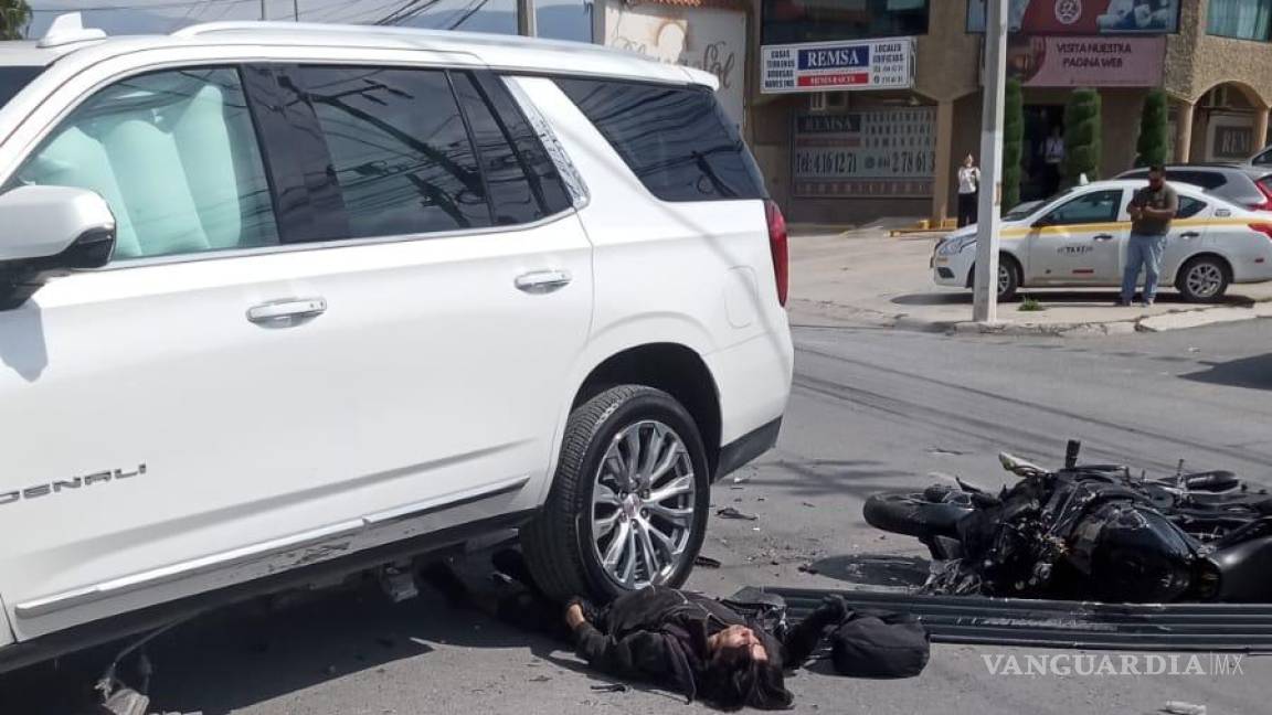 Escolta de juez federal atropella y mata a motociclista en Los Pinos