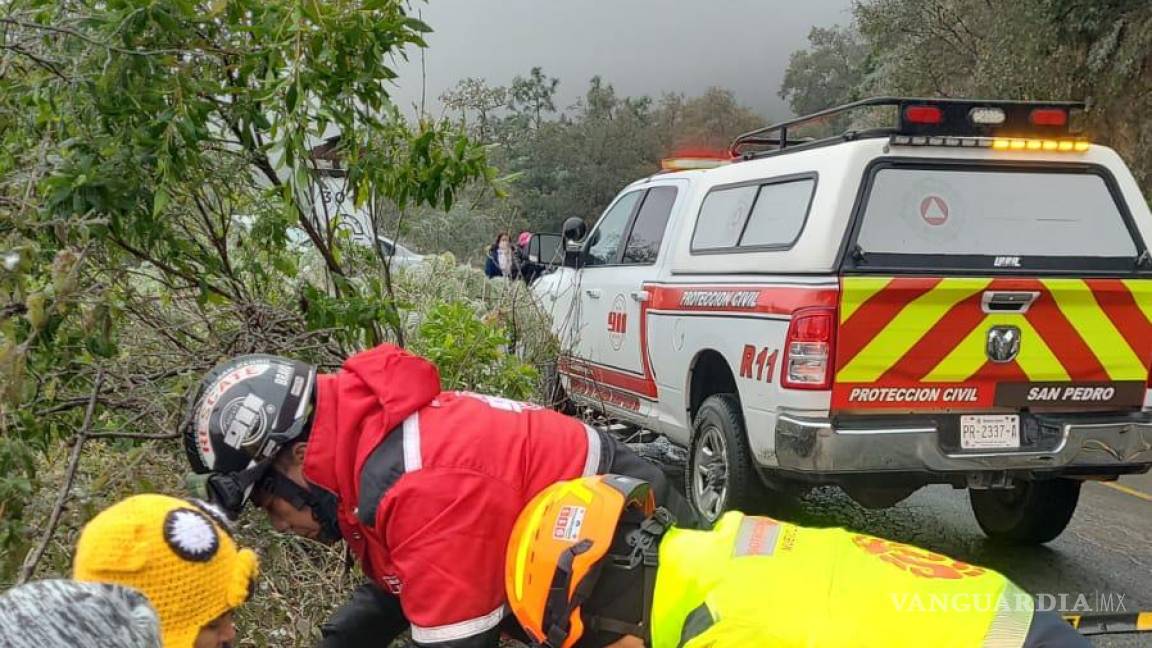 Nuevo León: Mujer pierde pisada en el Parque Chipinque y cae a barranco