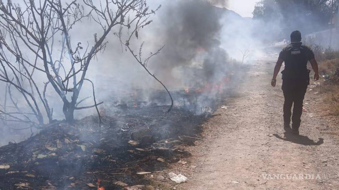 Detienen a dos hombres por provocar incendios en Saltillo