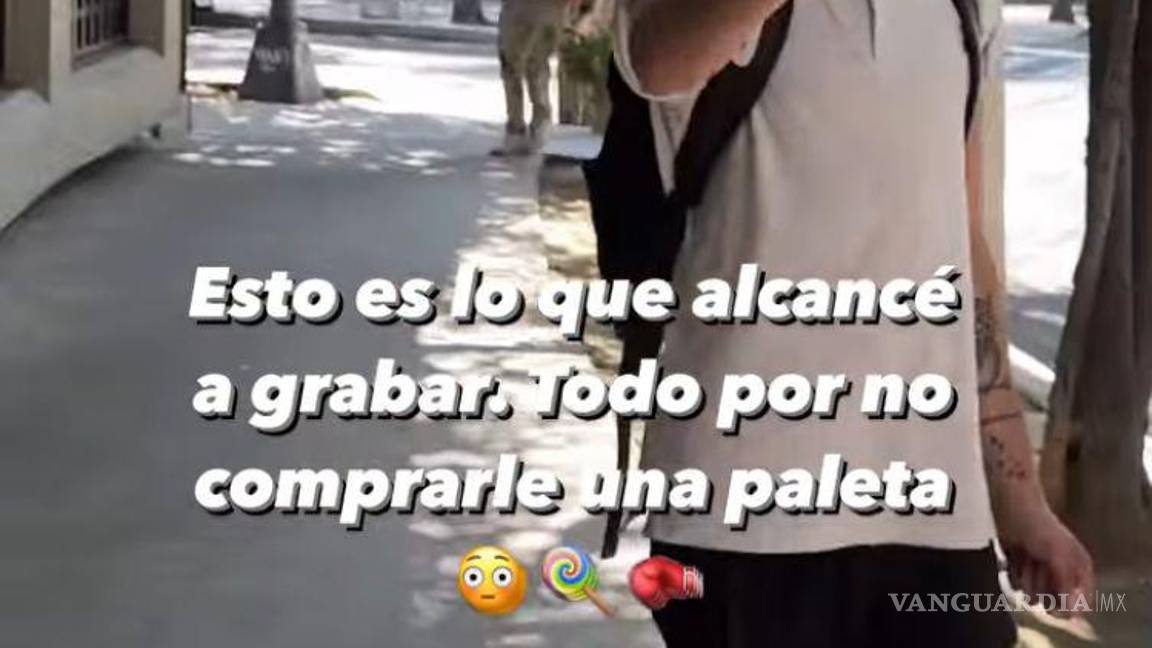 $!El rostro de su agresor quedó grabado en el video.
