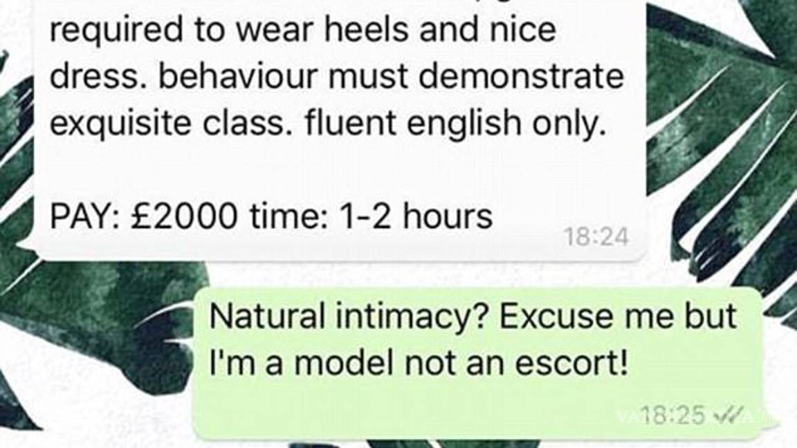 $!Modelo austriaca habla sobre “red de prostitución” en el mundo de la moda