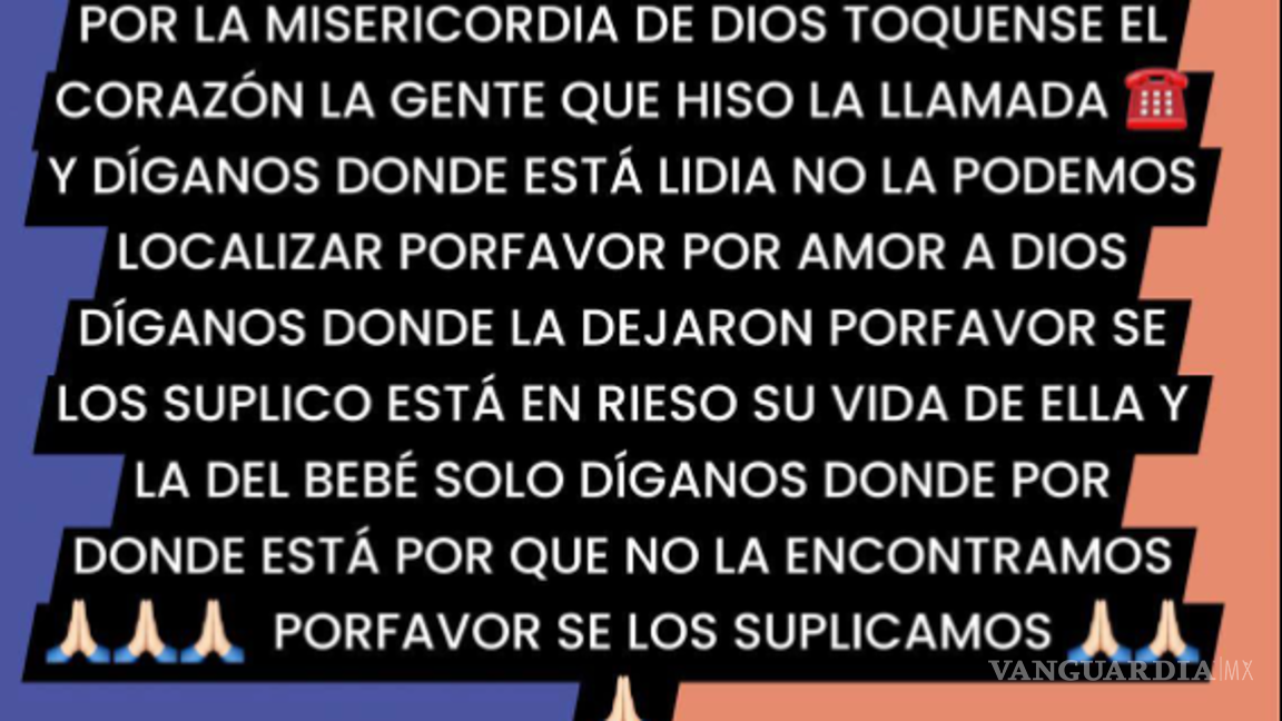 $!Mensajes de auxilio y una fotografía: Desaparece Lidya Valdivia, embarazada de nueve meses, en Puebla