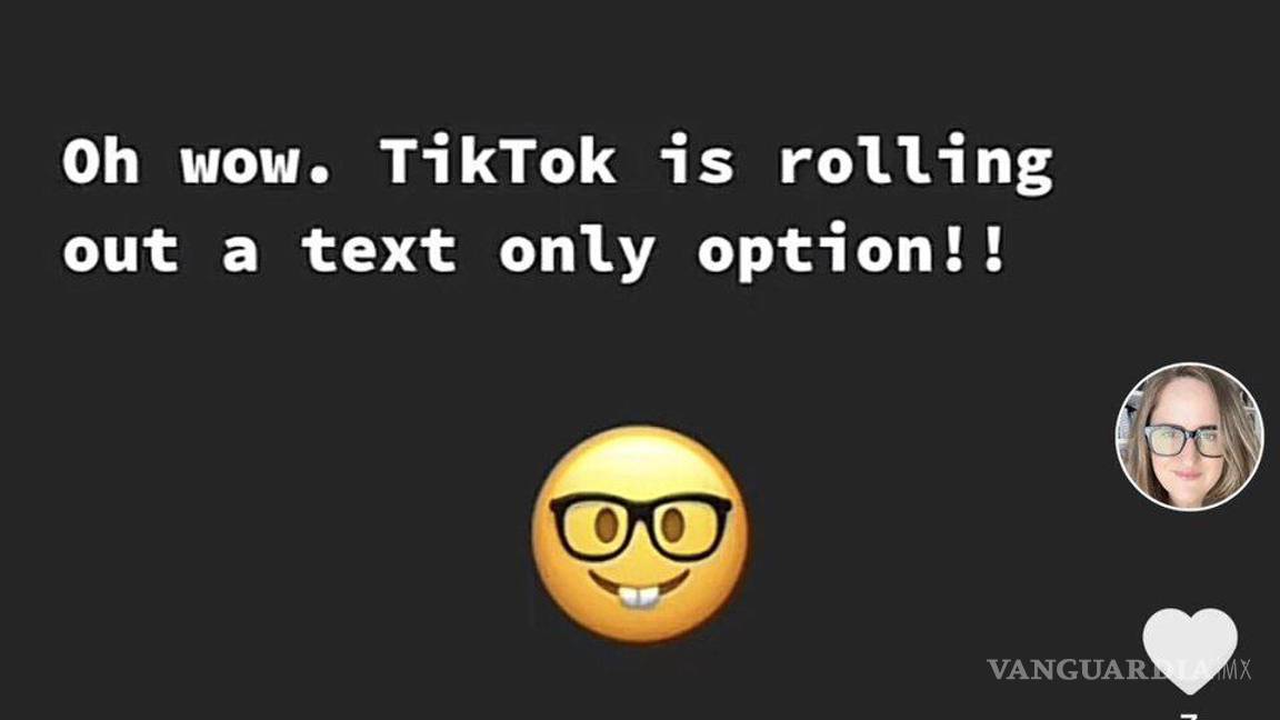 $!La aplicación china de vídeos cortos TikTok permitirá a los usuarios crear mensajes de texto
