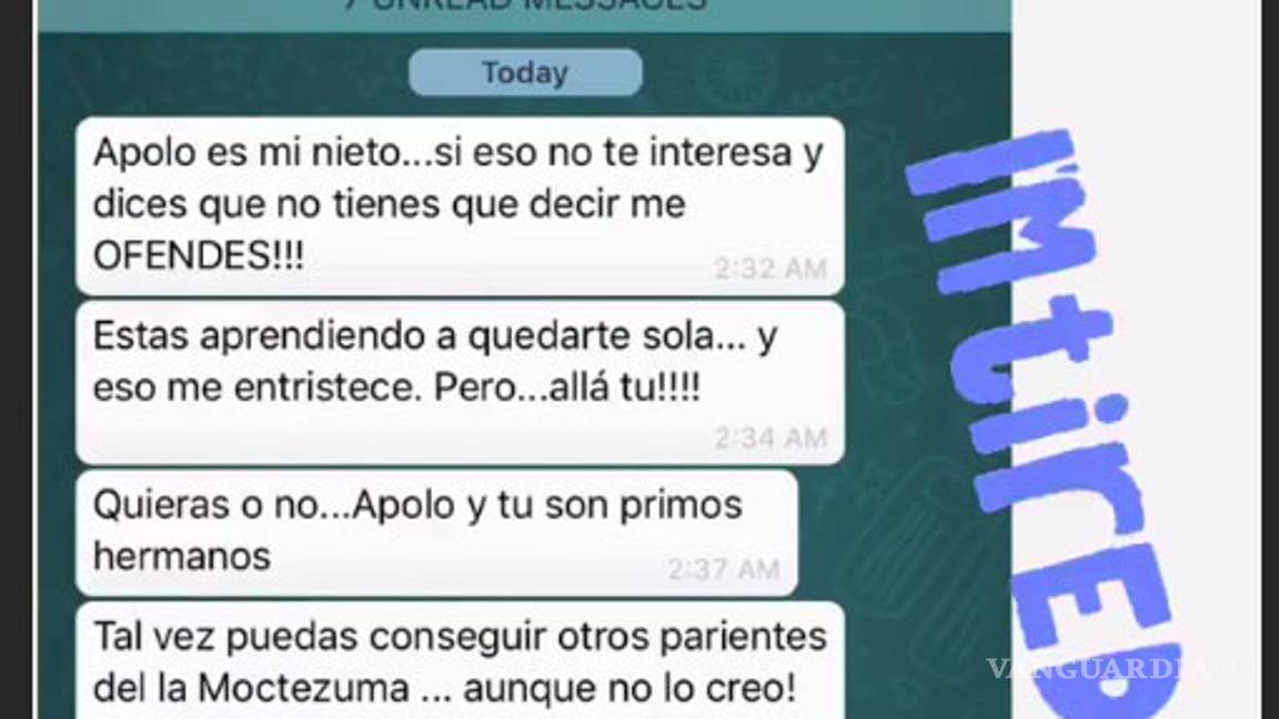 $!Frida Sofía llama prostituta a su mamá y Enrique Guzmán le retira apoyo económico