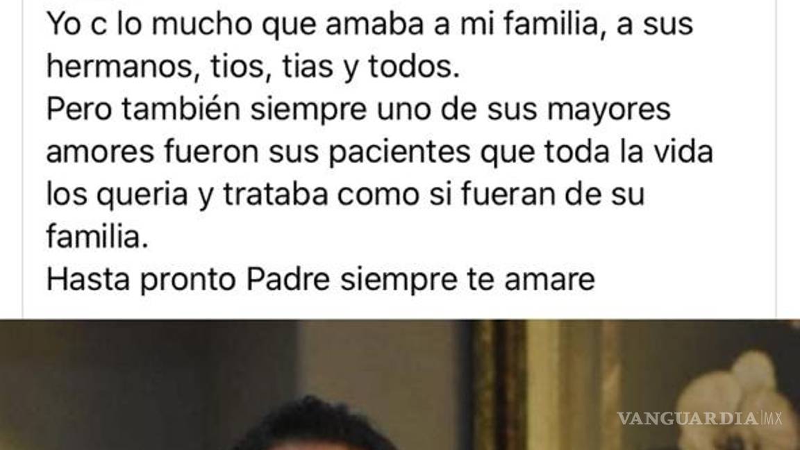 $!Muere por COVID reconocido pediatra en Monclova