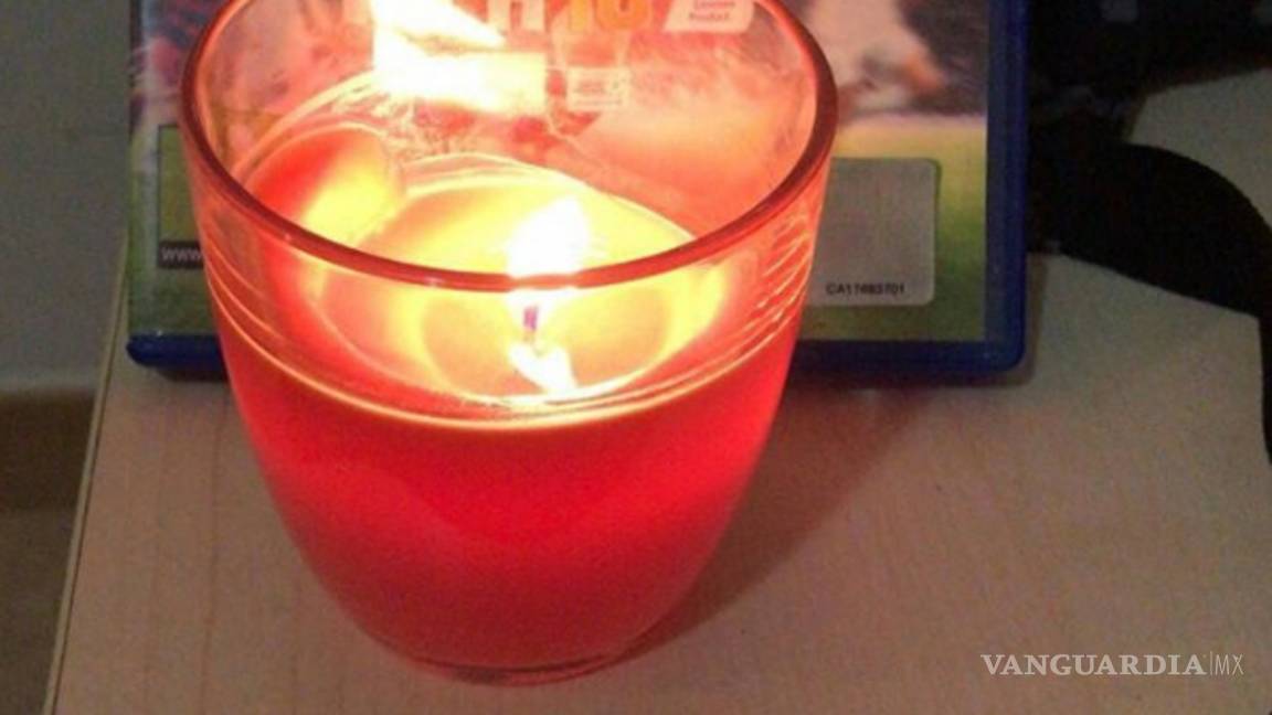 $!Compañero de Messi le prendió una veladora ...¡y funcionó!