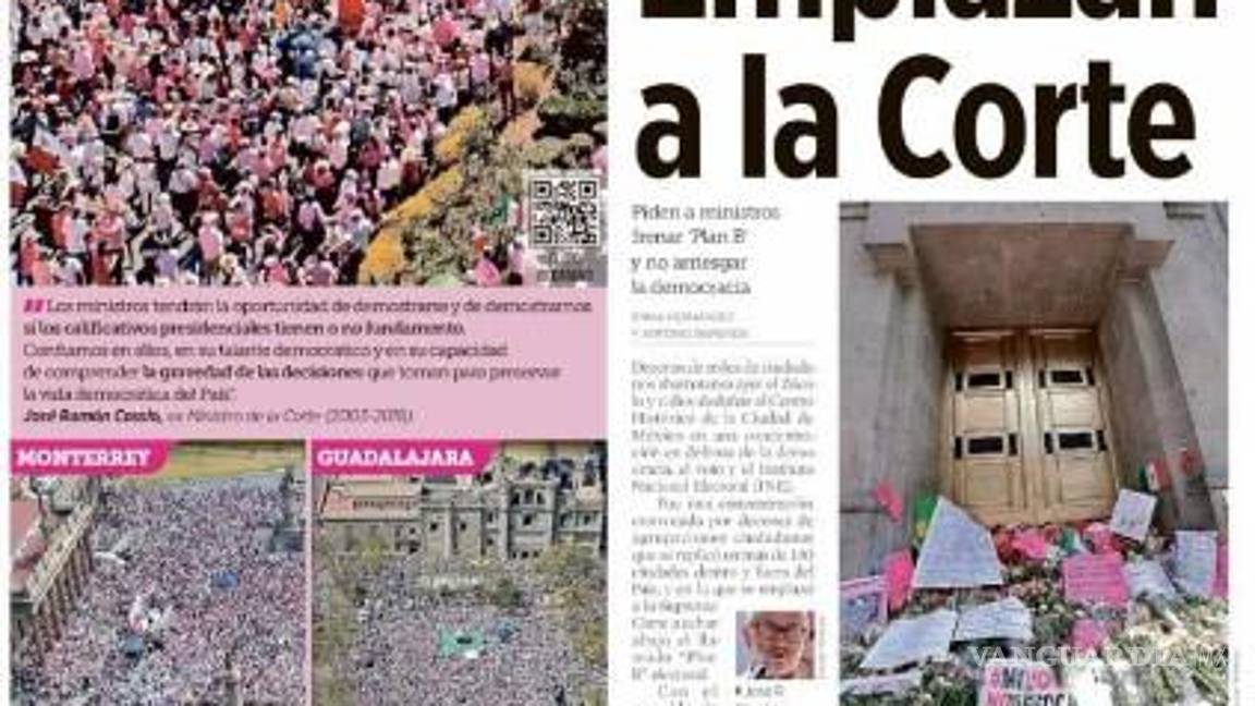 $!Así reaccionaron medios nacionales a la protesta en defensa del INE