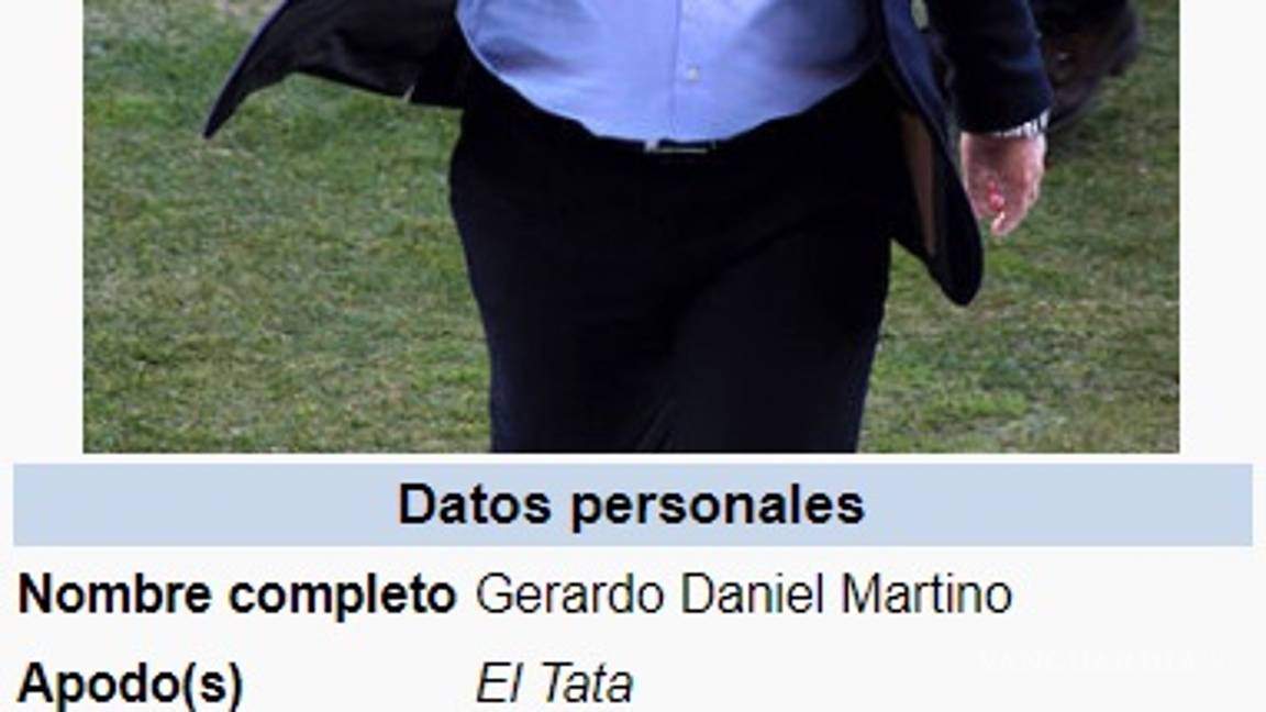 $!Comienza el trolleo, ponen a 'Tata' Martino como el nuevo DT de la 'Selección Pitera de México' en Wikipedia