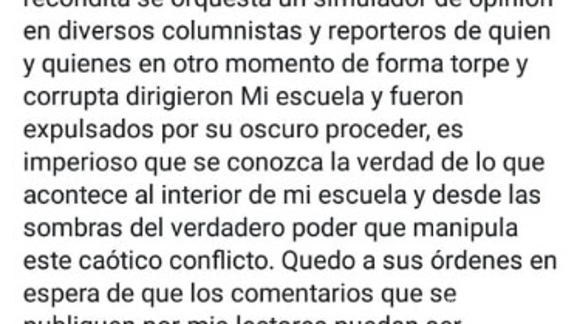 $!#MeTooSaltillo Joven estudiante de la Facultad de Jurisprudencia de la UAdeC alza la voz y denuncia a su agresor sexual