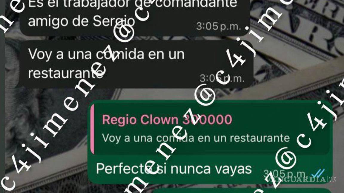$!Revelan conversación de Regio Clown; junto a B-King fueron a ver a ‘El Comandante’ antes de ser asesinados