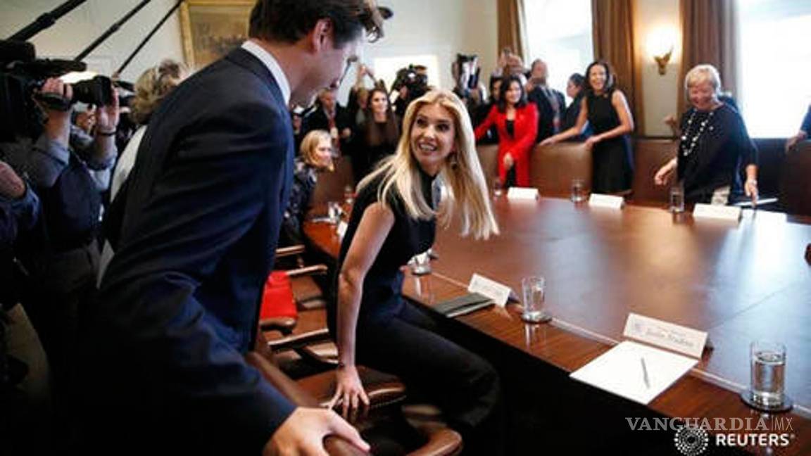 $!La increíble mirada de Ivanka Trump hacia Justin Trudeau