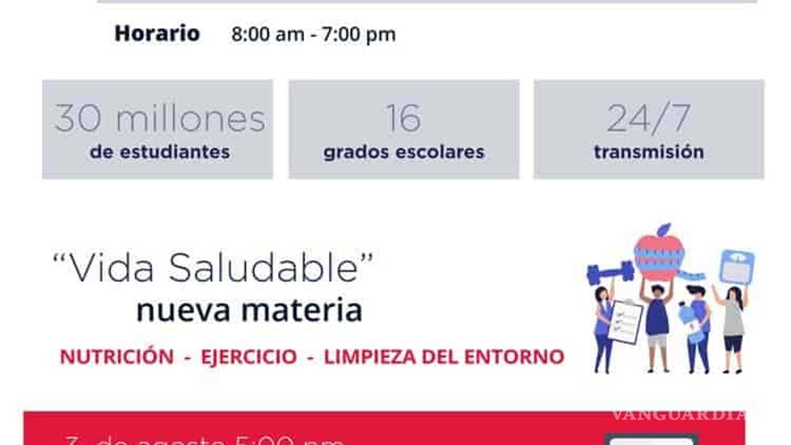 $!Televisoras ganan al transmitir clases; AMLO les pagará 450 mdp por clases