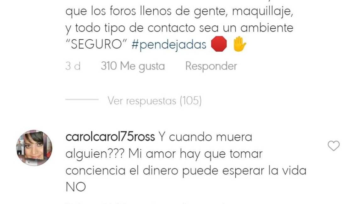 $!Por trabajar en cuarentena, Frida Sofía llama 'terca e ignorante' a Angelique Boyer