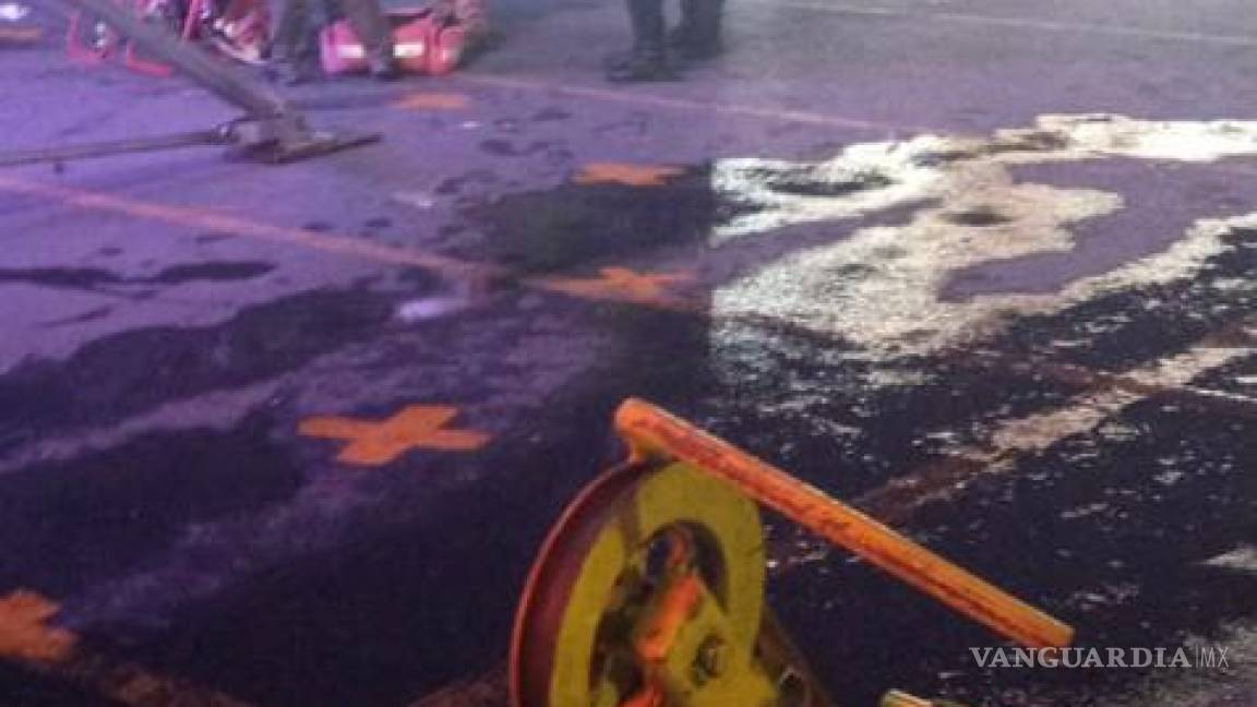 Se desploma juego mecánico en Feria de Guadalupe, NL; hay cuatro heridos