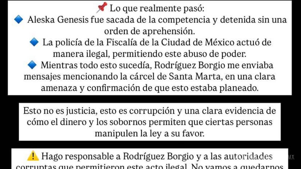 $!¿Quién es Aleska Génesis, participante de ‘La Casa de los Famosos All Stars’ que fue arrestada tras su eliminación?
