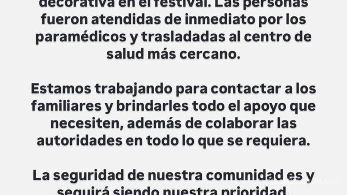 $!Tragedia en Axe Ceremonia: Alcaldía Miguel Hidalgo suspende festival; víctimas eran fotógrafos