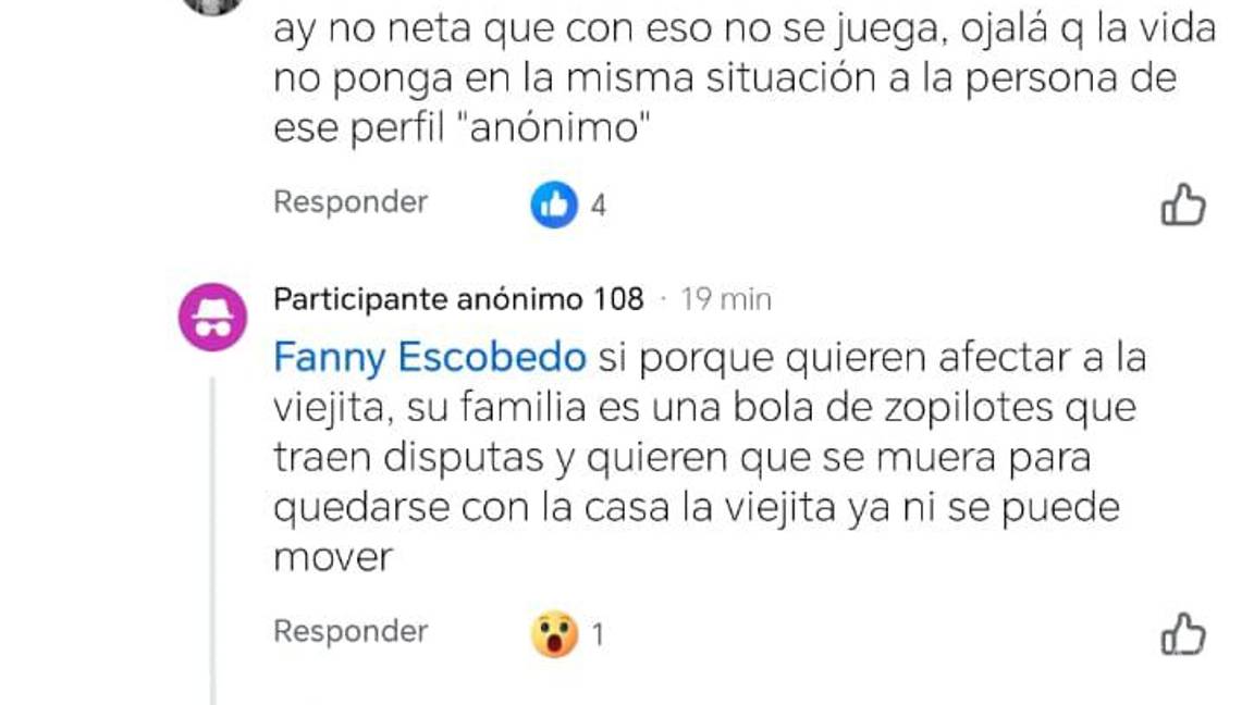 $!La familia de la señora Yolanda busca que las autoridades investiguen los señalamientos falsos y tomen acciones legales para protegerla y sancionar a los responsables.