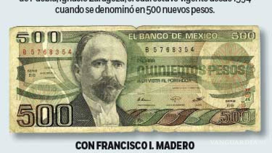 $!Lanzarán nuevo billete de 500 pesos, ¿qué personaje será?