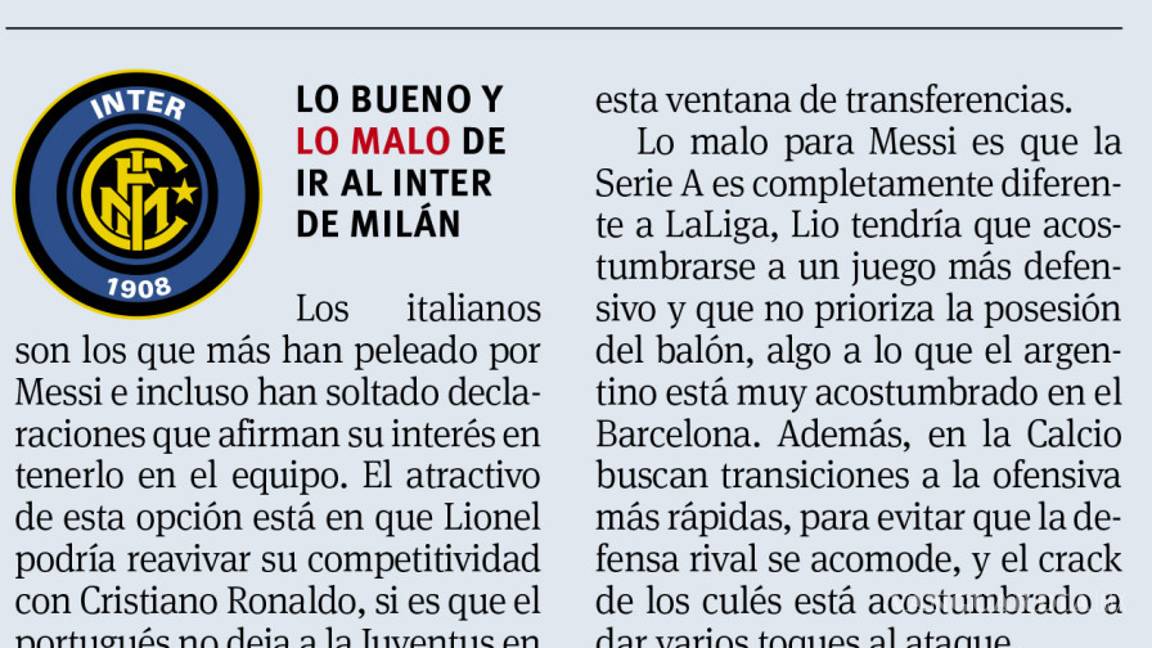 $!Lionel Messi se irá del Barcelona