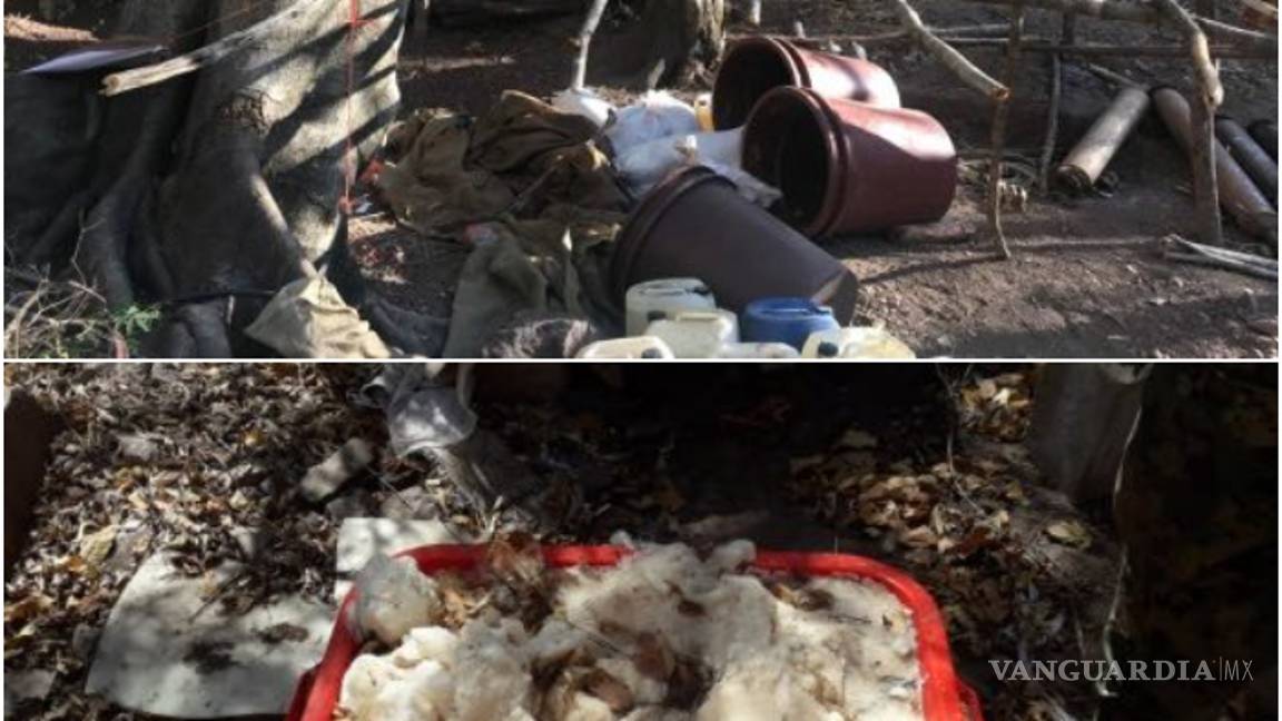 $!Asegura la Marina dos narcolaboratorios en Sinaloa [FOTOS]