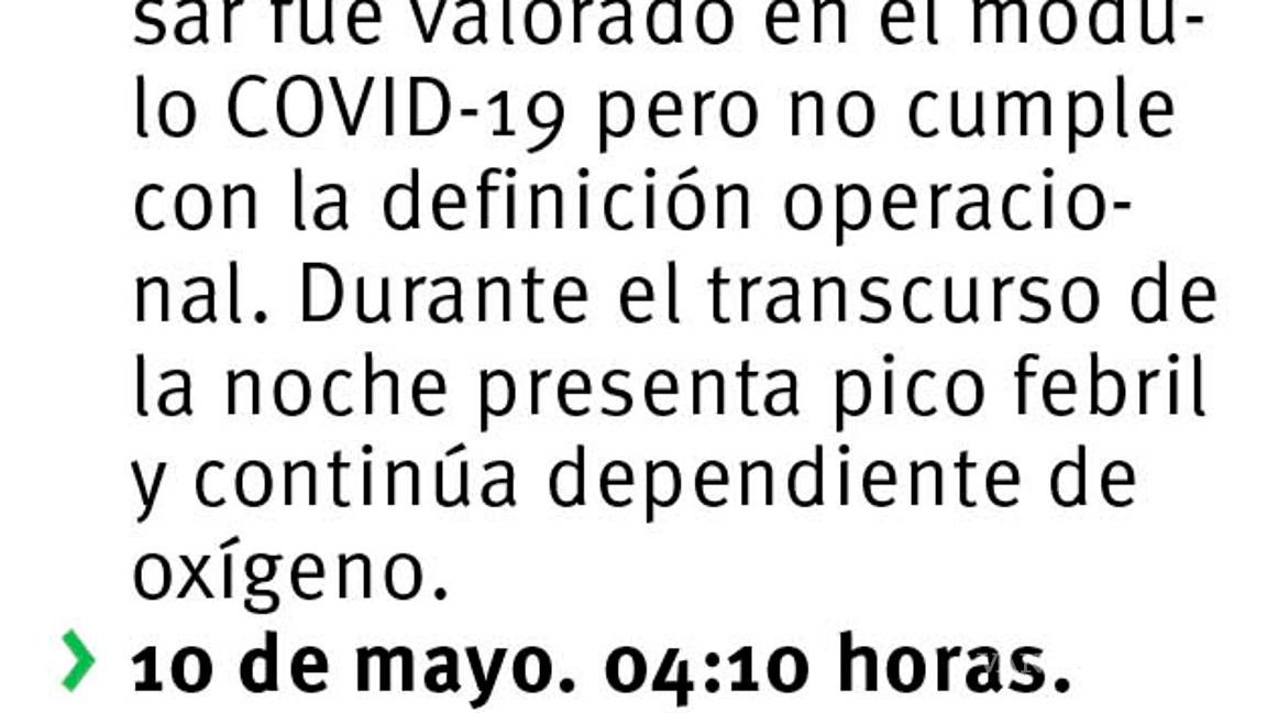 $!Crónica de un brote de coronavirus en clínica del IMSS de Saltillo