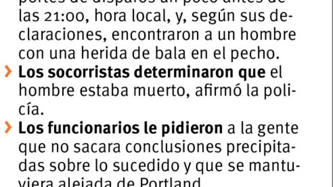 $!Aumenta tensiones tiroteo en Portland rumbo a la carrera presidencial en EU