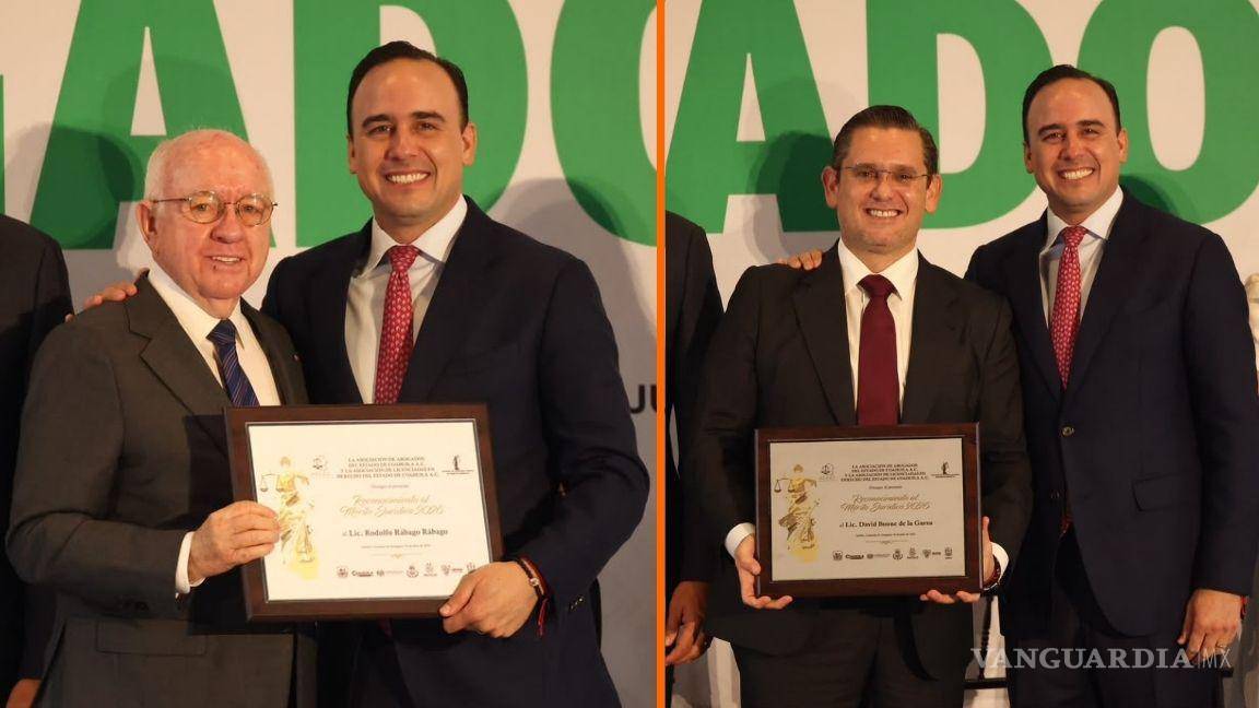 $!Rodolfo Rábago Rábago y David Boone de la Garza fueron otros de los homenajeados.