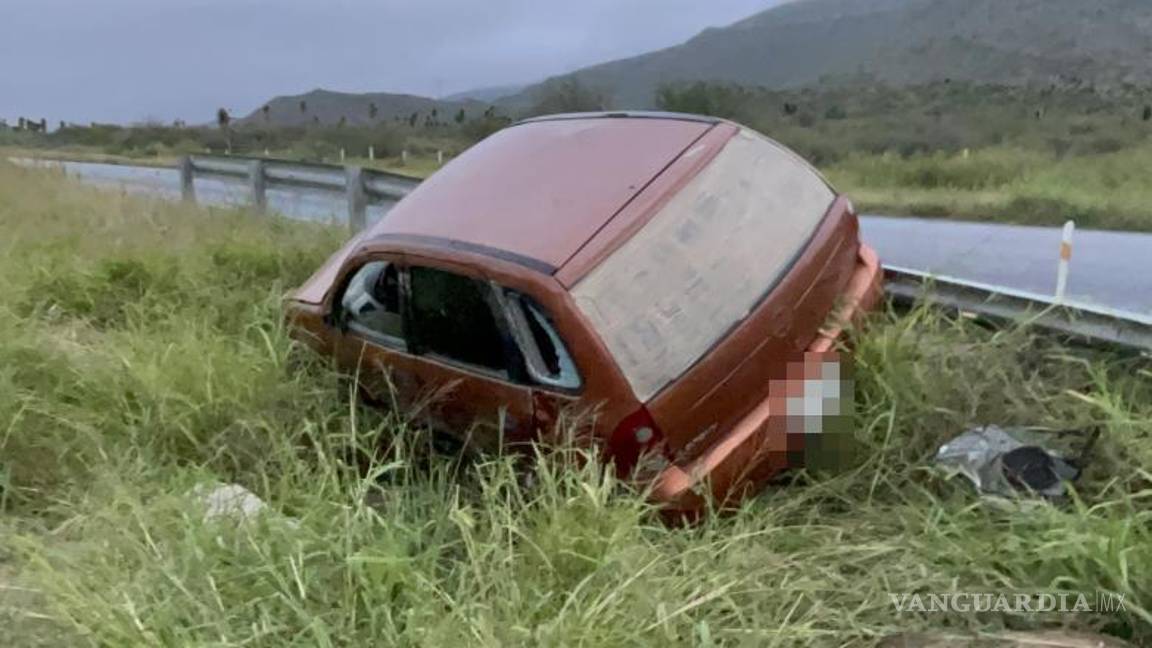$!Elementos de la Guardia Nacional tomaron conocimiento del percance.
