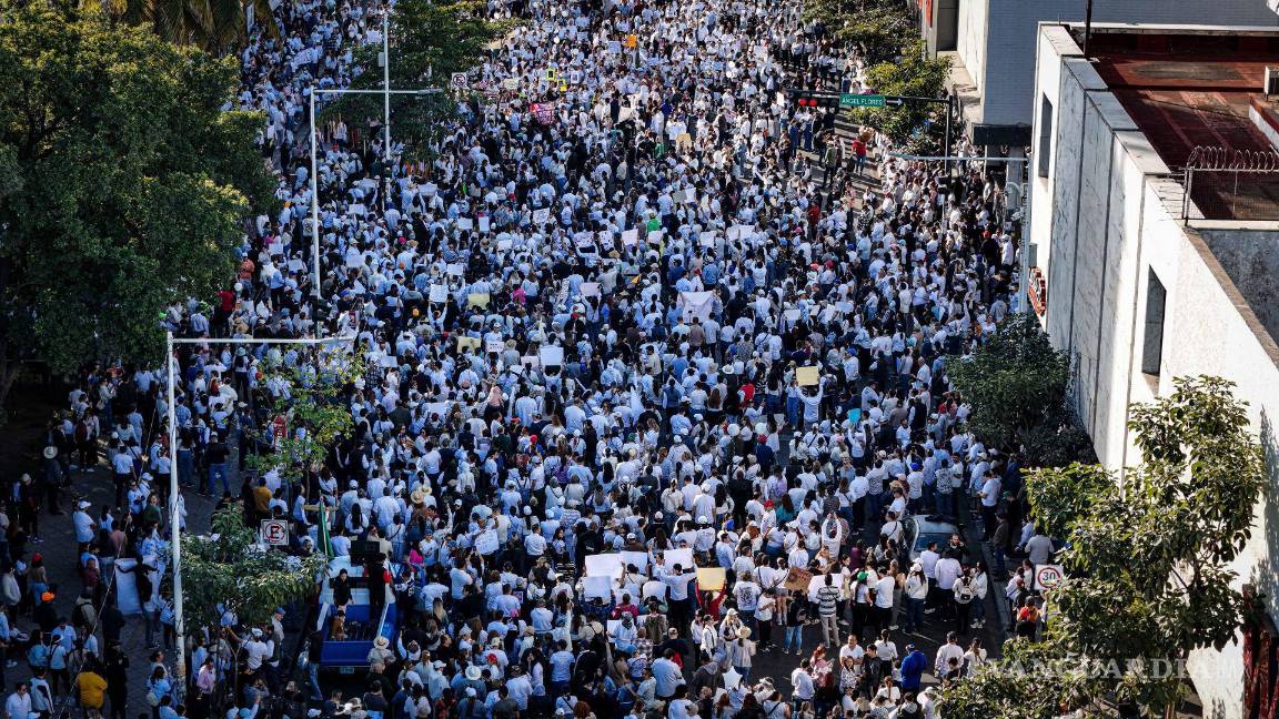 $!La ciudadanía salió a las calles para exigir paz y el cese de la violencia en Sinaloa.