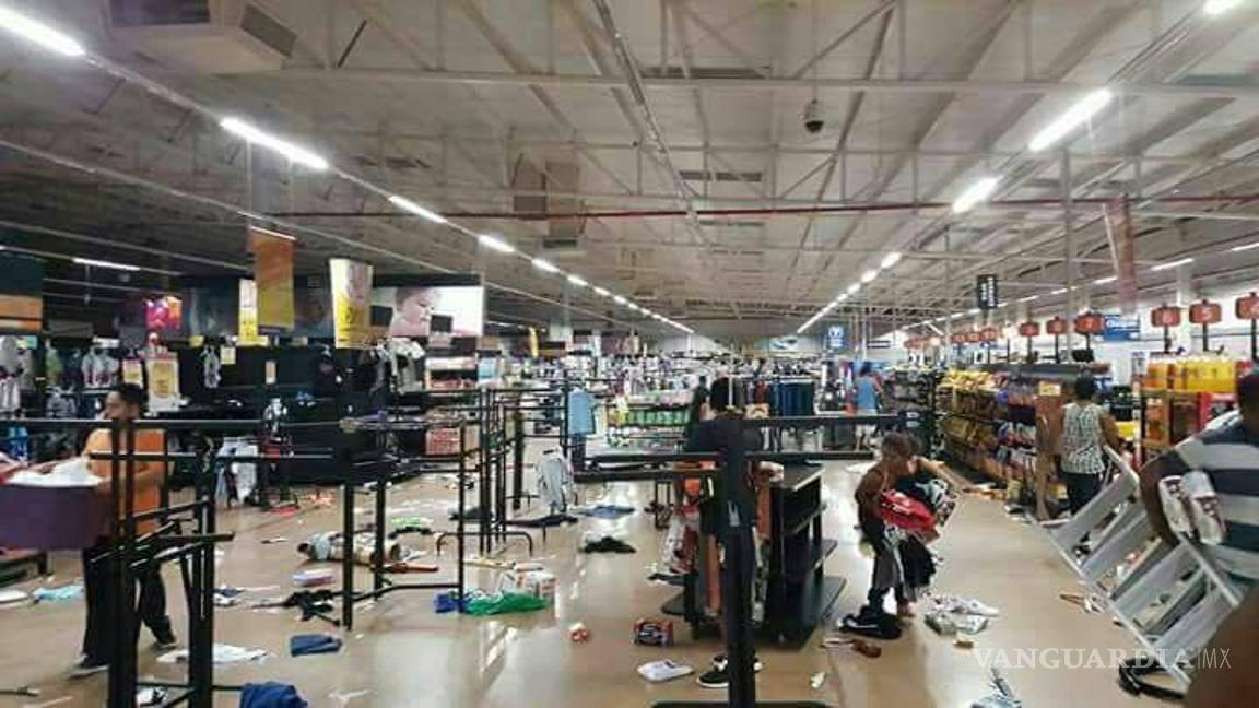 $!Saqueos en Veracruz tras protestas por el gasolinazo (Fotos)