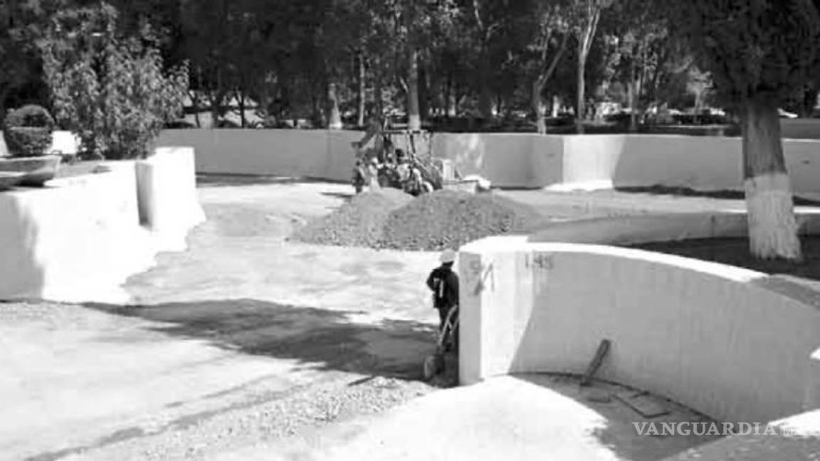 $!Imagen donde se aprecia la profundidad que antes tenía el lago de la Alameda.