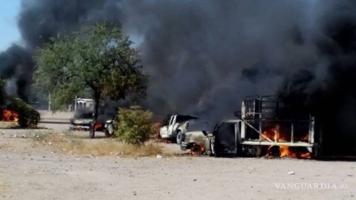 Riña entre yaquis deja un muerto, tres heridos y 12 autos incendiados