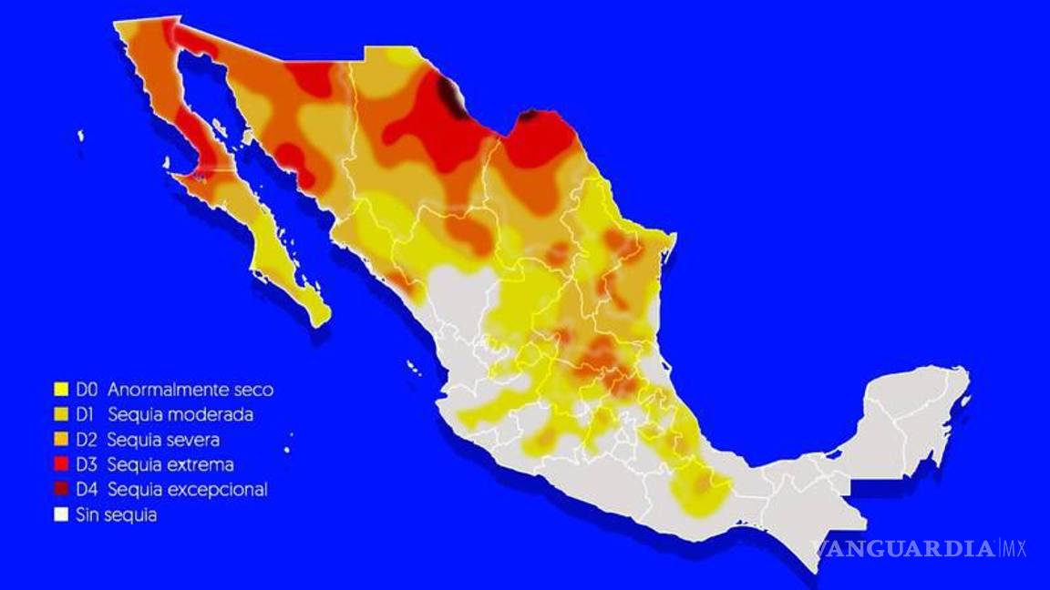 $!En plena canícula, Conagua declara emergencia por sequía severa en México; estos son los estados más afectados