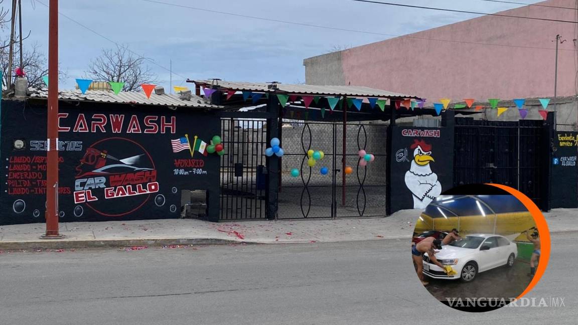 ¡Lavado de autos en Frontera, Coahuila, enciende las redes sociales con una propuesta atrevida!