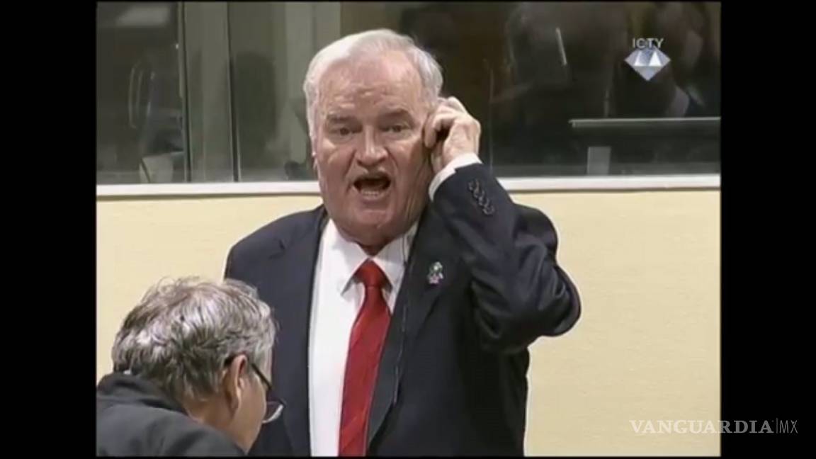 Dan cadena perpetua a Ratko Mladic por genocidio en guerra de Bosnia