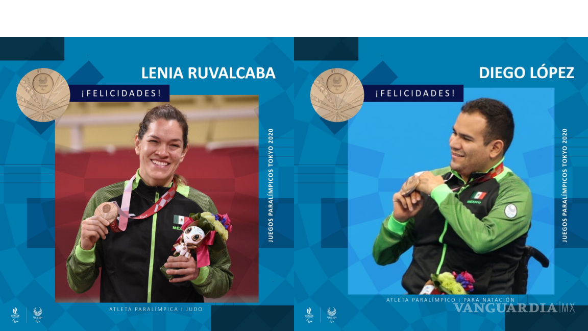 Bronce para los mexicanos Lenia Ruvalcaba y Diego López