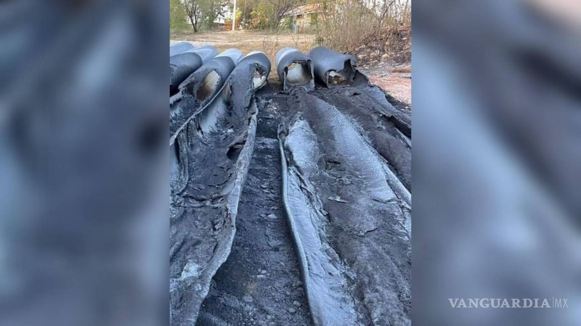 En Nuevo León, queman tuberías para evitar extracciones de agua