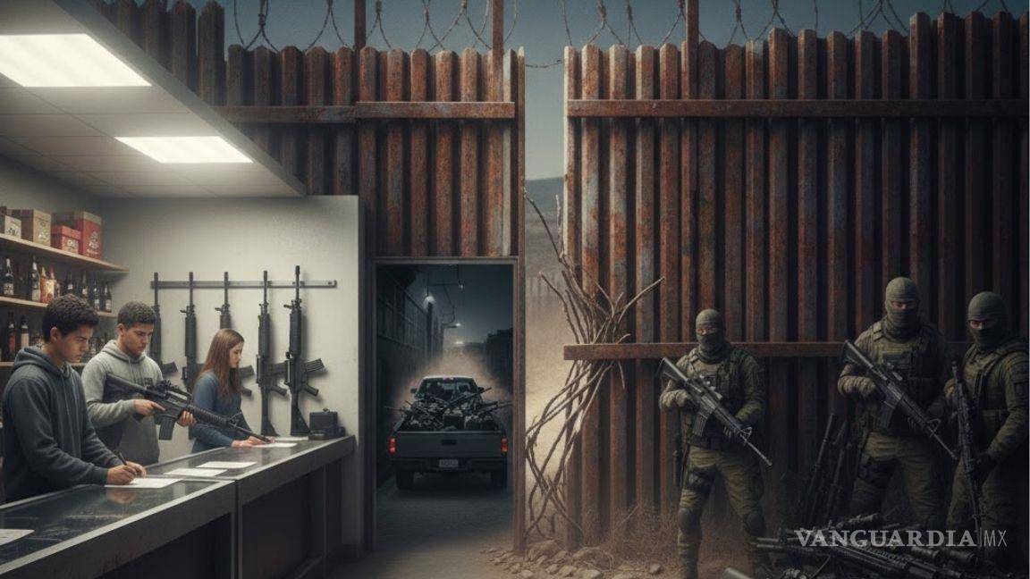 $!Detectan red de jóvenes que traficaba armas de alto poder de Estados Unidos a México