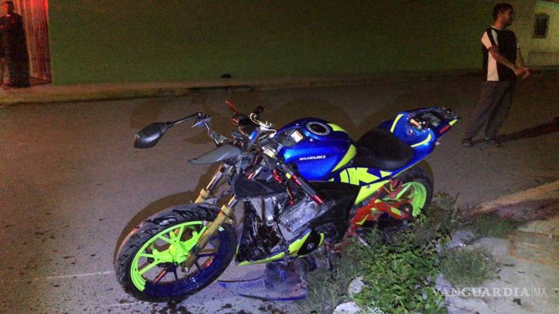 $!La motocicleta fue llevada a un corralón.