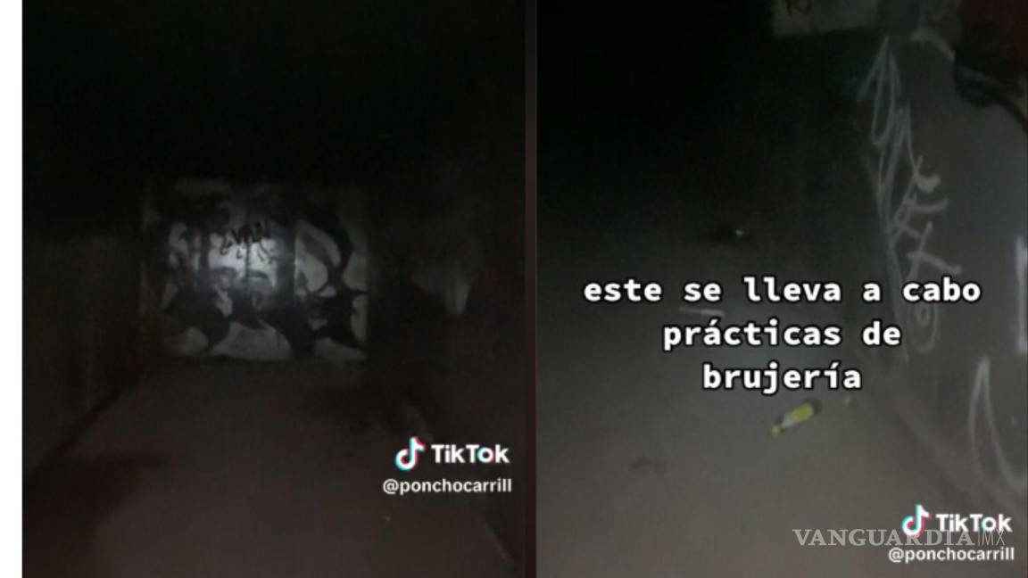 ¿Te atreverías a cruzarlo? Joven explora tenebroso túnel peatonal de Torreón y eso fue lo que pasó