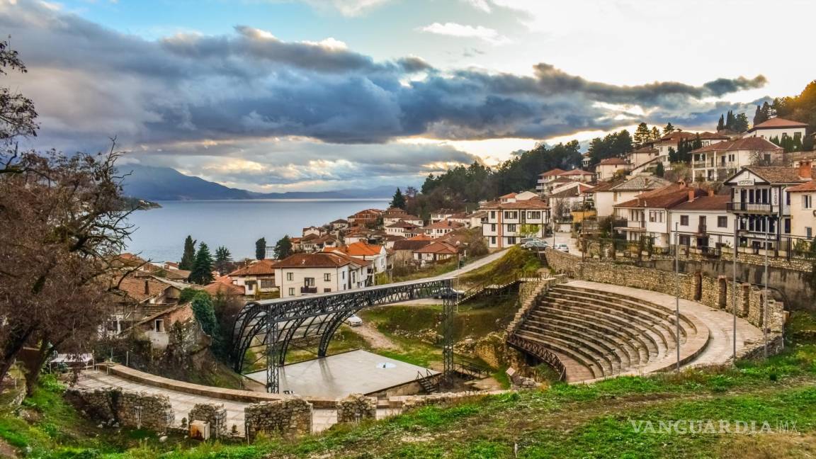 $!Teatro romano, en Ohrid en Macedonia.