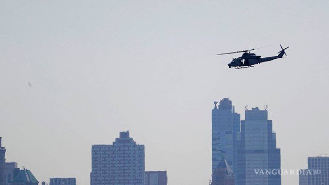 Cae helicóptero en Río Hudson en Nueva York