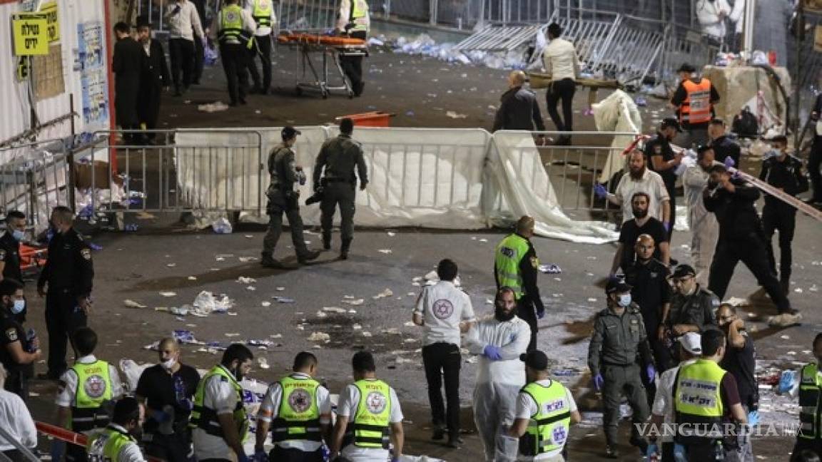 Deja estampida más de 100 heridos en evento religioso en Israel