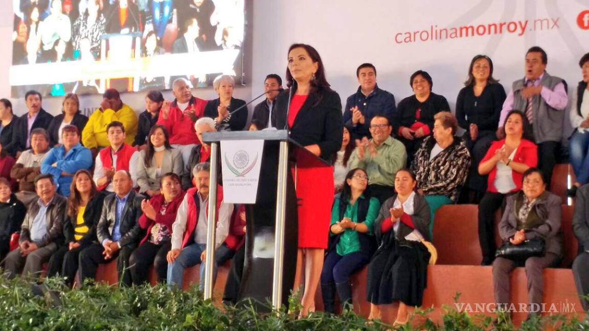 PRI no permitirá ni un sólo agravio más a Peña Nieto: Carolina Monroy