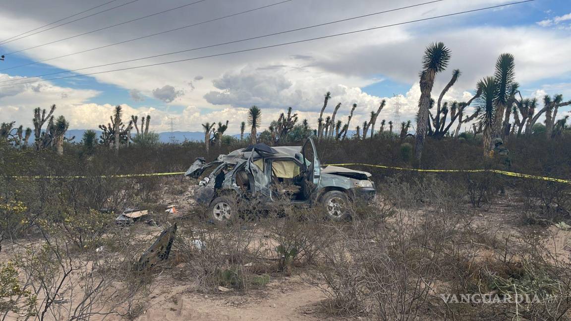 Trágicas vacaciones: muere mujer de 69 años tras volcadura en la carretera a Zacatecas